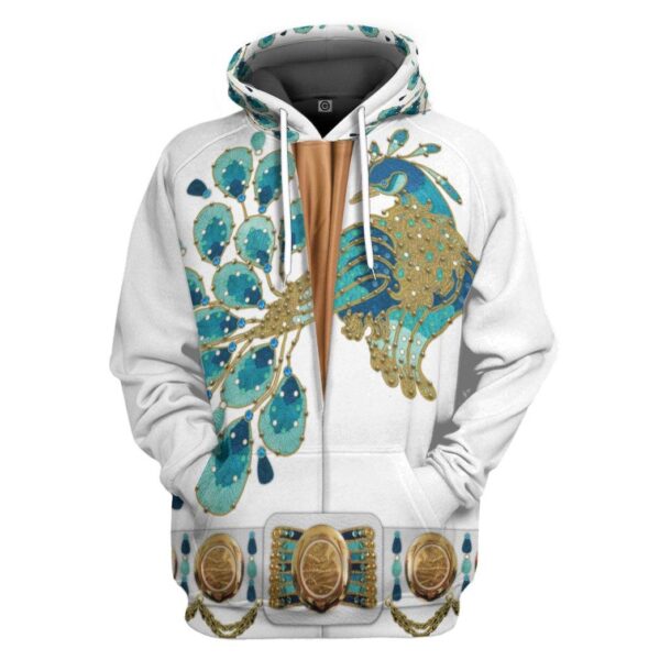 Gearhumans 3D EVL PRL Peacock Jumpsuit Custom Tshirt Hoodie Apparel GW11062114 3D Apparel Hoodie S 