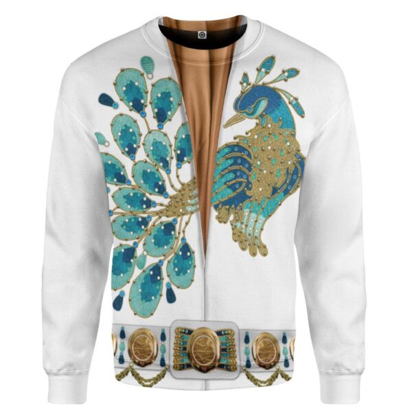 Gearhumans 3D EVL PRL Peacock Jumpsuit Custom Tshirt Hoodie Apparel GW11062114 3D Apparel Long Sleeve S