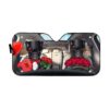 gearhumans 3D Fall In Love French Bulldog Auto Sunshade GL250610 Auto Sunshade 57''x27.5''