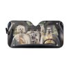 gearhumans 3D Family Meerkat Custom Car Auto Sunshade GL06077 Auto Sunshade 57''x27.5''