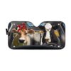 gearhumans 3D Farmer Animal Custom Car Auto Sunshade GL220610 Auto Sunshade 57''x27.5''