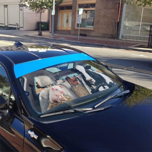 gearhumans 3D Farmstyle Custom Car Auto Sunshade GS220612 Auto Sunshade 