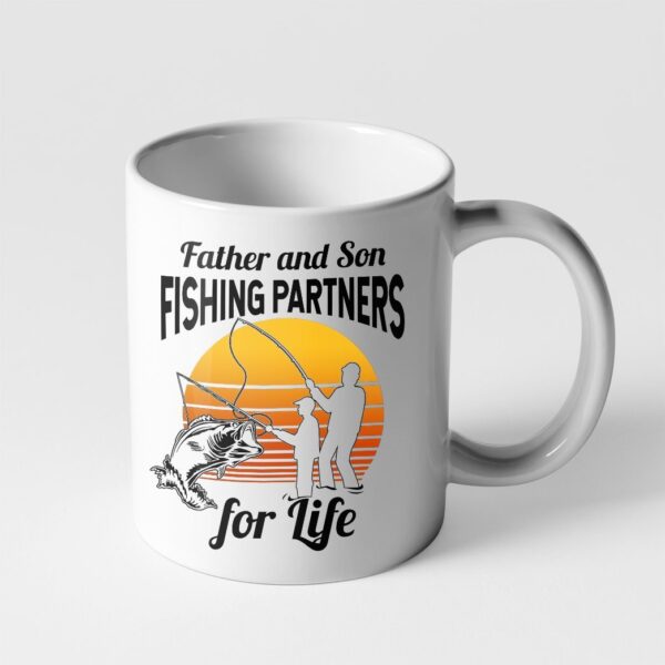 Gearhumans 3D Father And Son Fishing Partners For Life Mug ZK2005211 Mug 11oz 