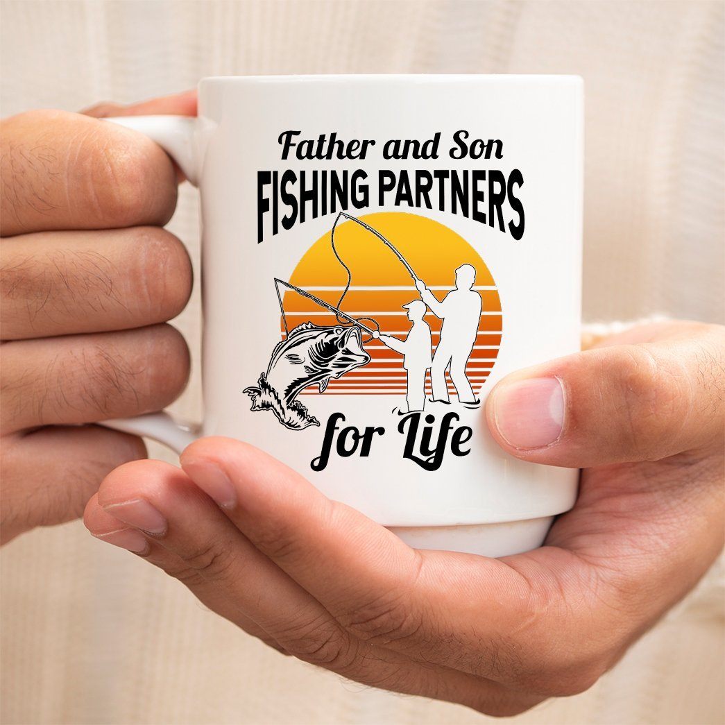 Gearhumans 3D Father And Son Fishing Partners For Life Mug ZK2005211 Mug