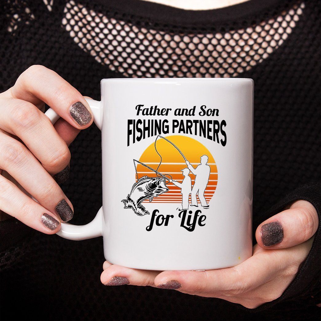Gearhumans 3D Father And Son Fishing Partners For Life Mug ZK2005211 Mug