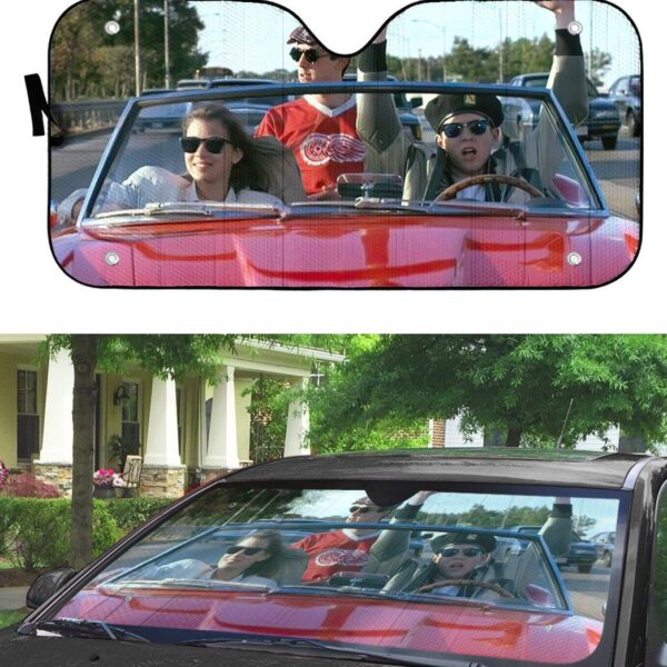 Gearhumans 3D Ferris Buellers Day Off Car Auto Sunshade GS2804214 Auto Sunshade