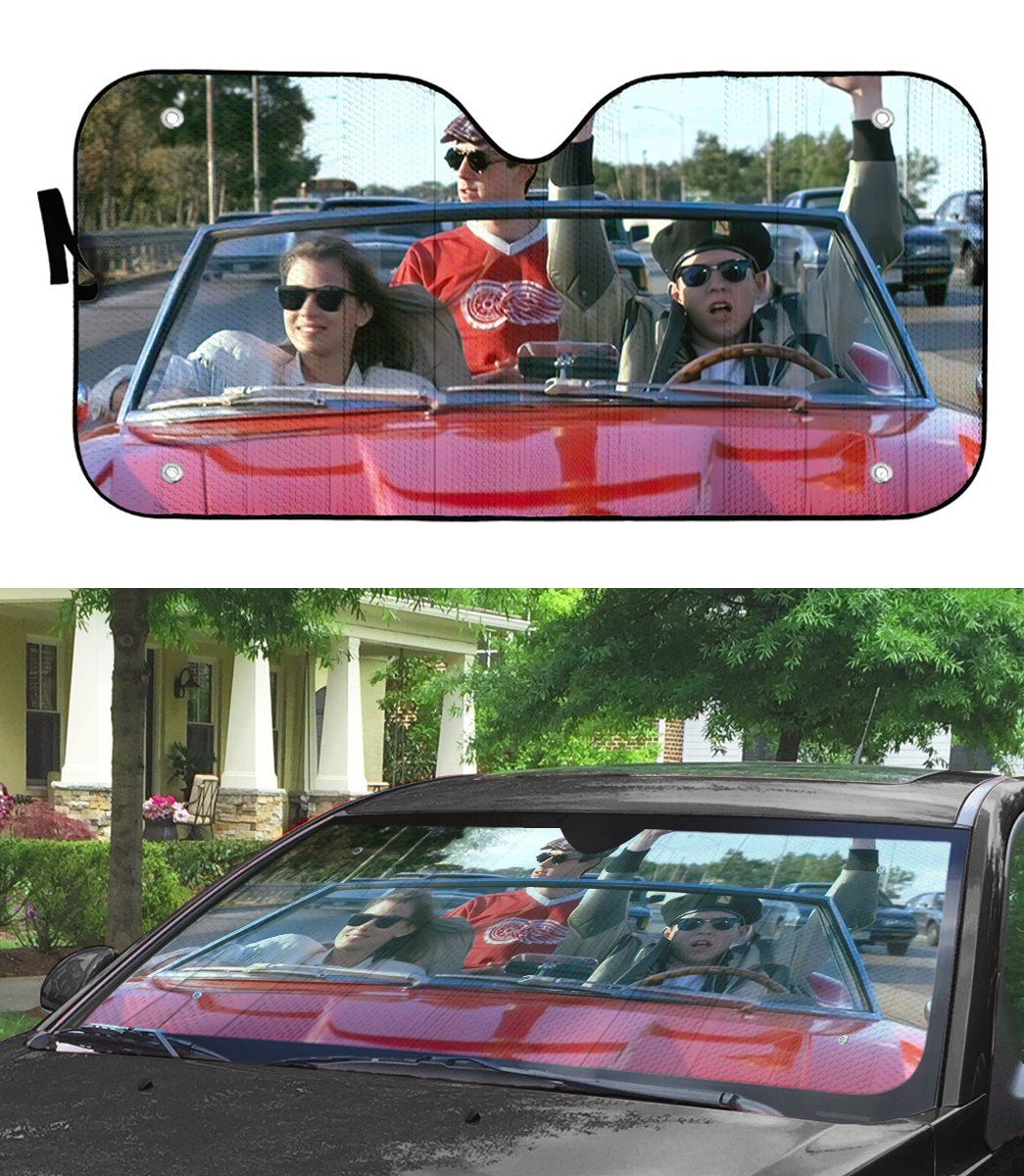 Gearhumans 3D Ferris Buellers Day Off Car Auto Sunshade GS2804214 Auto Sunshade