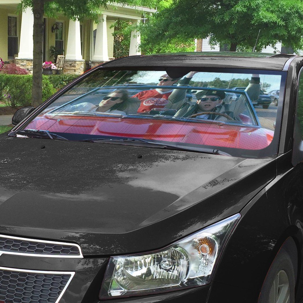 Gearhumans 3D Ferris Buellers Day Off Car Auto Sunshade GS2804214 Auto Sunshade