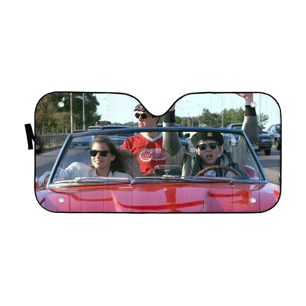Gearhumans 3D Ferris Buellers Day Off Car Auto Sunshade GS2804214 Auto Sunshade 57''x27.5''