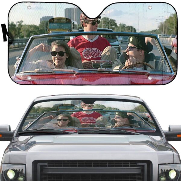Gearhumans 3D Ferris Buellers Day Off Car Auto Sunshade GS2804215 Auto Sunshade
