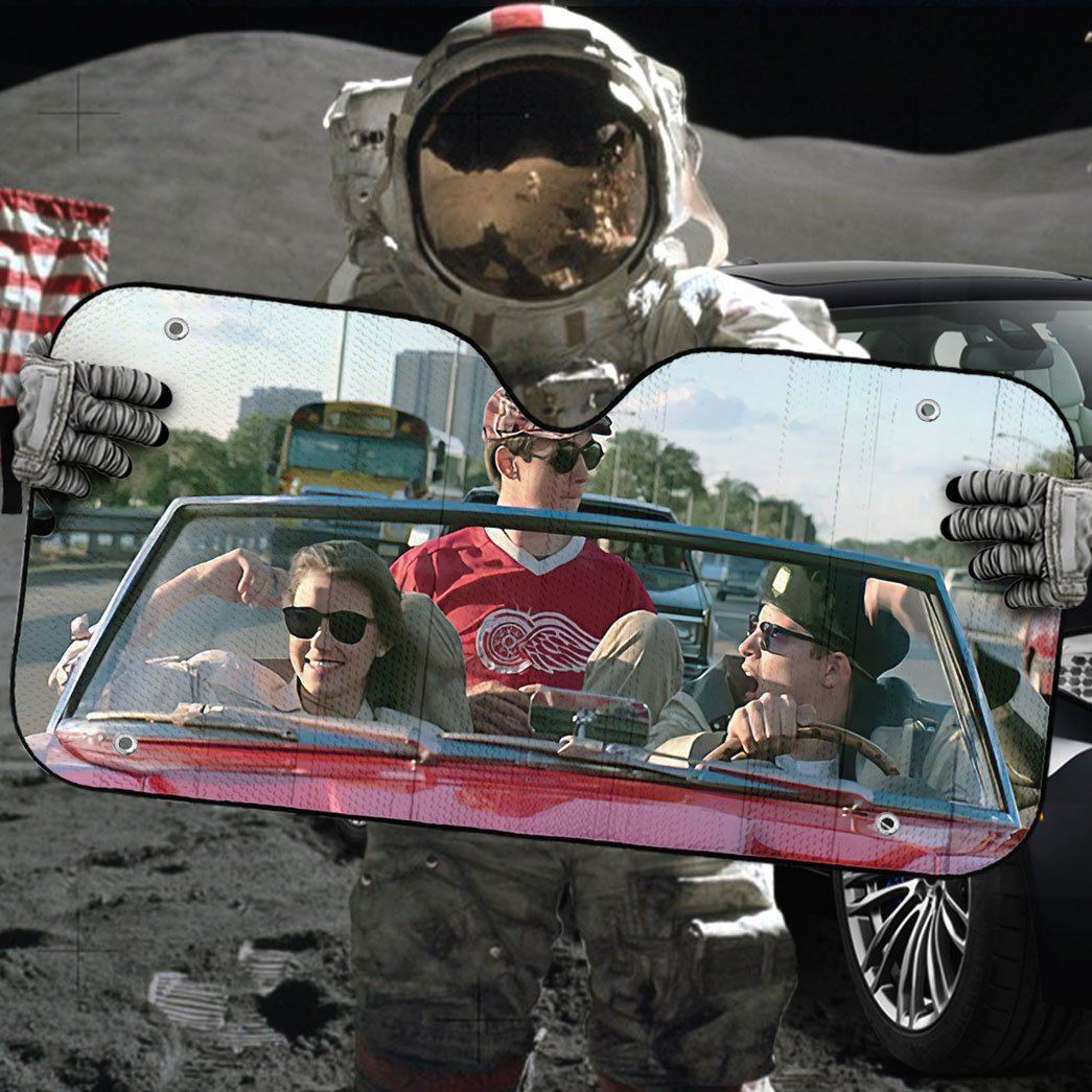 Gearhumans 3D Ferris Buellers Day Off Car Auto Sunshade GS2804215 Auto Sunshade