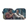 gearhumans 3D Fight Club Custom Car Auto Sunshade GL030822 Auto Sunshade 57''x27.5''