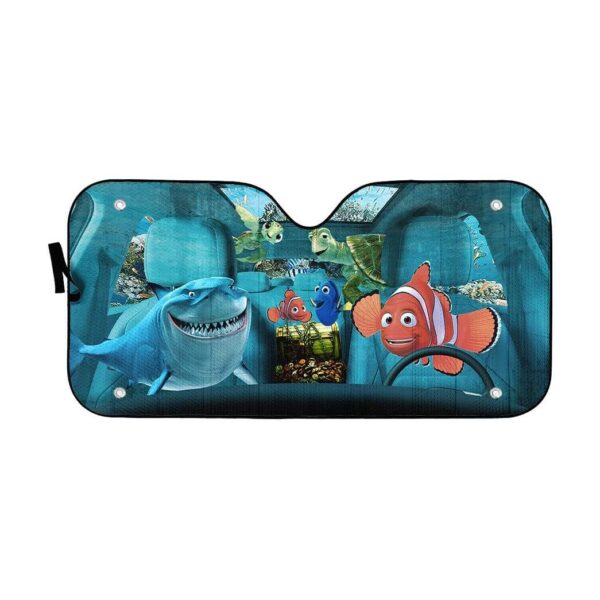gearhumans 3D Finding Nemo Custom Car Auto Sunshade Custom Car Auto Sunshade GL22071 Auto Sunshade 57''x27.5'' 