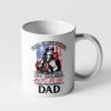 Gearhumans 3D Fire Fighter Dad Tumbler ZK1205216 Mug 11oz 