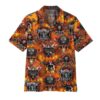 Gearhumans 3D Firefighter Skull Hawaii Shirt ZZ08042 Hawai Shirt Short Sleeve Shirt S