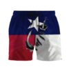 Gearhumans 3D Fishing Hooked Texas Flag Custom Beach Shorts Swim Trunk GS09062118 Men Shorts Men Shorts S