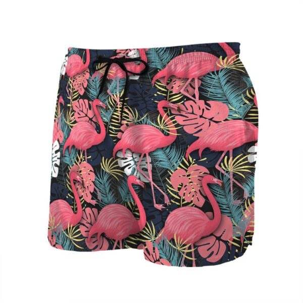 Gearhumans 3D Flamingo Hawaii Custom Beach Shorts Swim Trunks GS1705211 Men Shorts