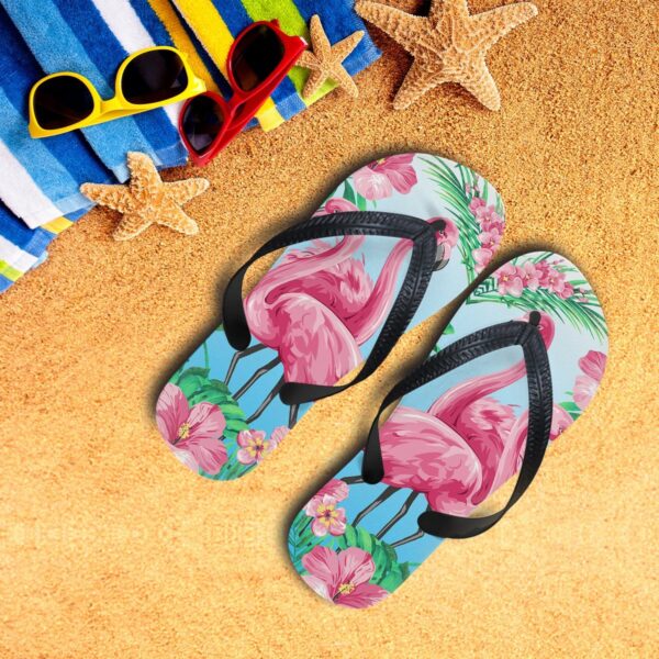 Gearhumans 3D Flamingo Summer Custom Flip Flop GW2405211 Flipflop