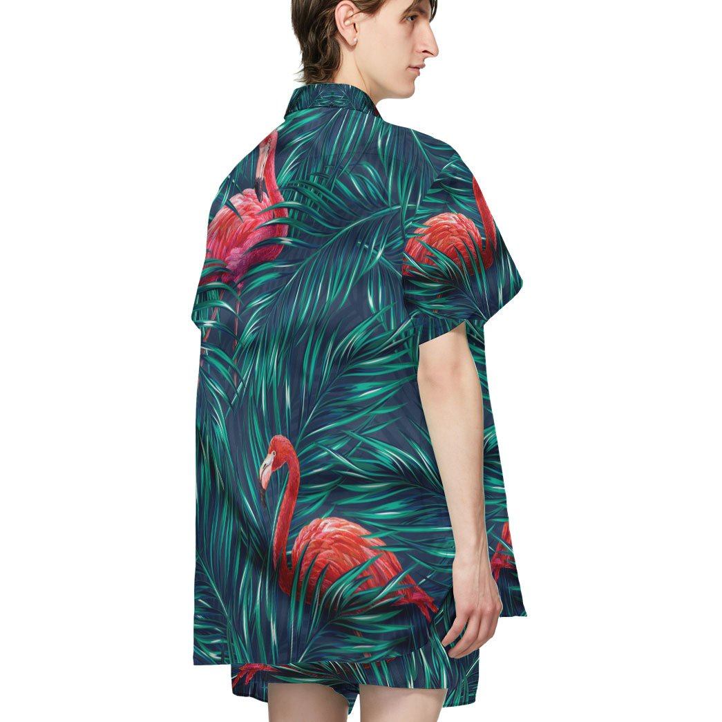 Gearhumans 3D Flamingo Tropical Custom Hawaii Shirt GO18052125 Hawai Shirt