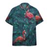 Gearhumans 3D Flamingo Tropical Custom Hawaii Shirt GO18052125 Hawai Shirt Short Sleeve Shirt S