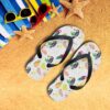 Gearhumans 3D Flamingo With Fruits Custom Flip Flop GW2405214 Flipflop Women 35EU