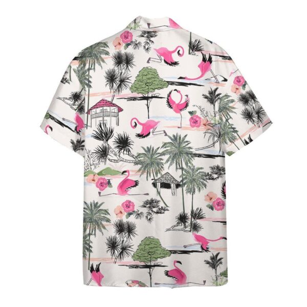 Gearhumans 3D Flamingo Yoga Hawaii Shirt ZZ0705211 Hawai Shirt