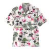 Gearhumans 3D Flamingo Yoga Hawaii Shirt ZZ0705211 Hawai Shirt Short Sleeve Shirt S