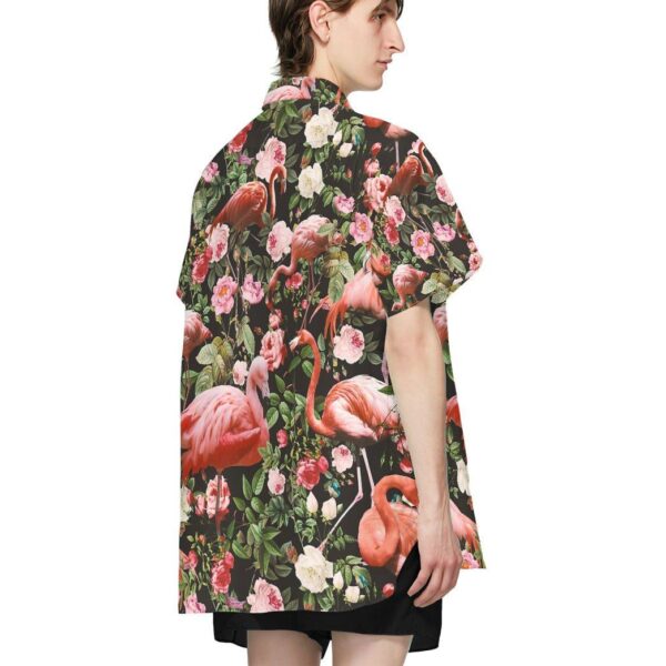 Gearhumans 3D Floral and Flamingo Custom Hawaii Shirt GO21052113 Hawai Shirt 