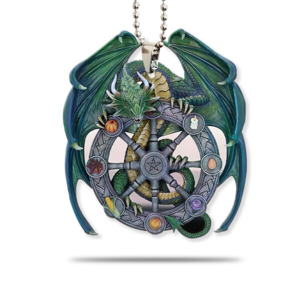 Gearhumans 3D Flying Green Dragon Car Hanging GJ20052112 Car Hanging Car Hanging/1 Pack 