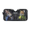 gearhumans 3D Fox And Rabbit Zootopia Custom Car Auto Sunshade GW17072 Auto Sunshade 57''x27.5''