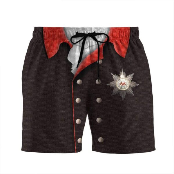 Gearhumans 3D Frederick The Great Custom Beach Shorts Swim Trunks GV100727 Men Shorts Men Shorts S