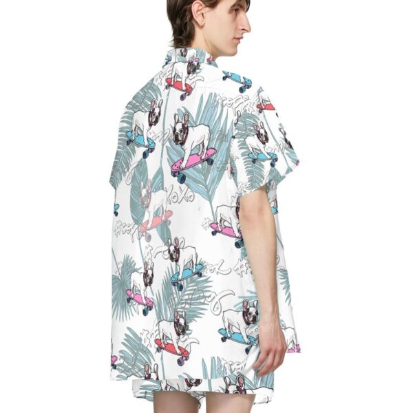 Gearhumans 3D French Bulldog On Skateboard Custom Hawaii Shirt GO13052118 Hawai Shirt