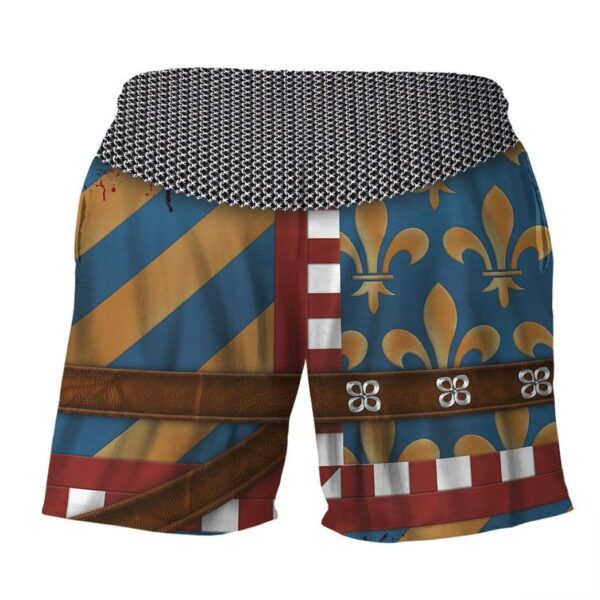 Gearhumans 3D French Cavalier Custom Beach Shorts Swim Trunks GV100731 Men Shorts