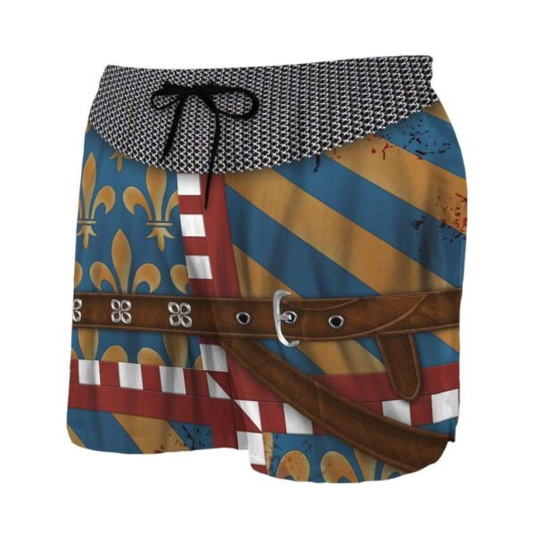 Gearhumans 3D French Cavalier Custom Beach Shorts Swim Trunks GV100731 Men Shorts