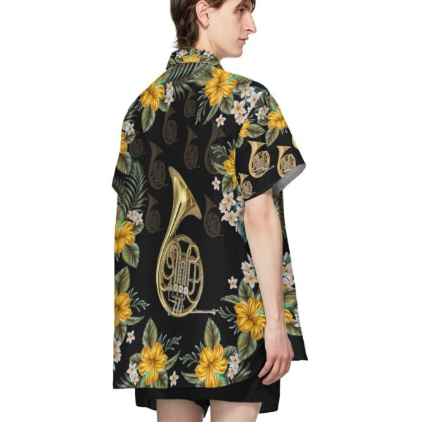 Gearhumans 3D French Horn Hawaii Shirt GS1805216 Hawai Shirt