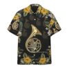 Gearhumans 3D French Horn Hawaii Shirt GS1805216 Hawai Shirt Short Sleeve Shirt S