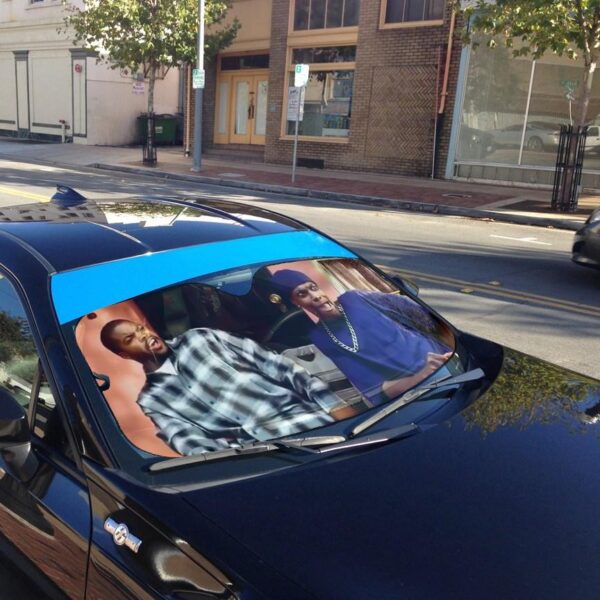 Gearhumans 3D Friday 1995 Custom Auto Car Sunshade GS04052111 Auto Sunshade 