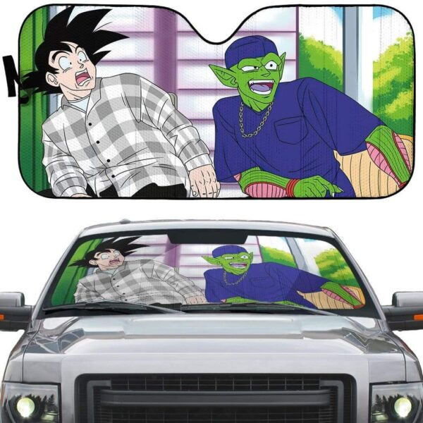 gearhumans 3D Friday Dragonball Custom Car Auto Sunshade GL040826 Auto Sunshade