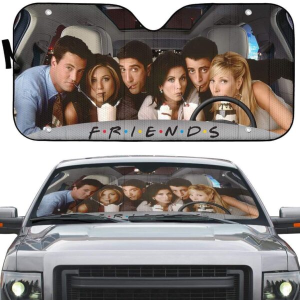 gearhumans 3D Friends Custom Car Auto Sunshade GV19072 Auto Sunshade 