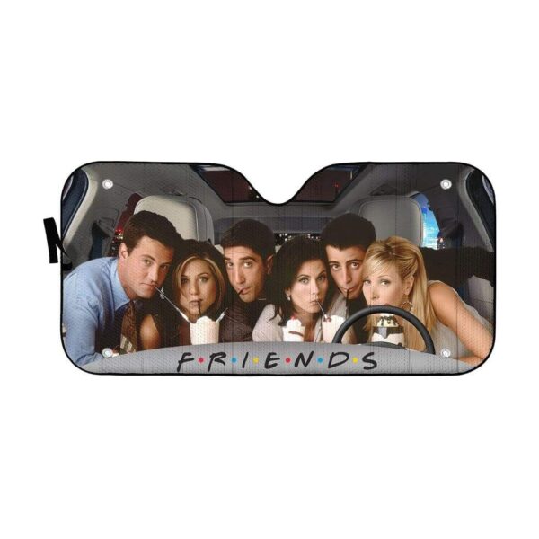 gearhumans 3D Friends Custom Car Auto Sunshade GV19072 Auto Sunshade 57''x27.5'' 