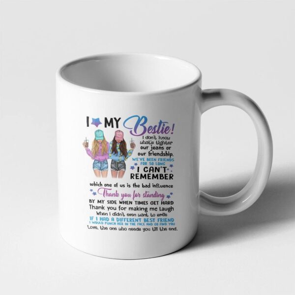 Gearhumans 3D Friendship Day To My Bestie Custom Mug GW0707212 Mug 11oz 