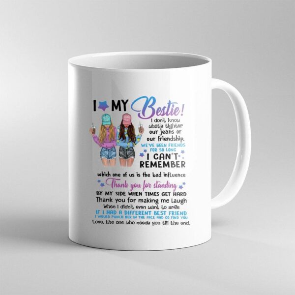 Gearhumans 3D Friendship Day To My Bestie Custom Mug GW0707212 Mug