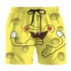 Gearhumans 3D Front And Back Surprising SpongeBob SquarePants Custom Summer Beach Shorts Swim Trunks GV19064 Men Shorts Men Shorts S