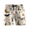 Gearhumans 3D Funny Farm Animal Yoga Custom Beach Shorts Swim Trunks GS11052122 Men Shorts Men Shorts S