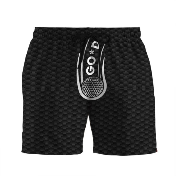 Gearhumans 3D Funny Golf Custom Beach Shorts Swim Trunks GS1805218 Men Shorts Men Shorts S