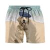 Gearhumans 3D Funny Labrador Retriever Custom Beach Shorts Swim Trunks GL08062 Men Shorts Men Shorts S