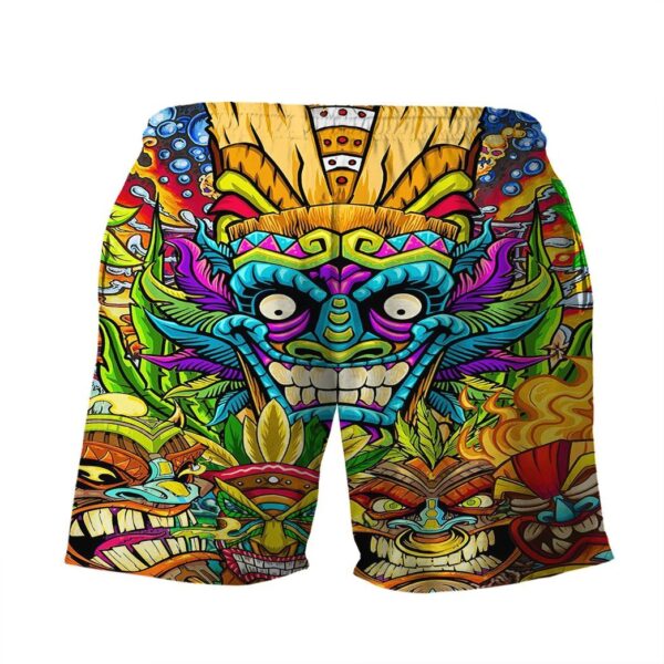 Gearhumans 3D Funny Tiki Custom Men Short GS0107219 Men Shorts 