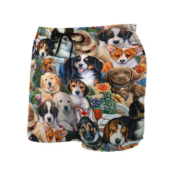 Gearhumans 3D Garden Puppies Custom Short Sleeve Shirt GS05052119 Hawai Shirt 