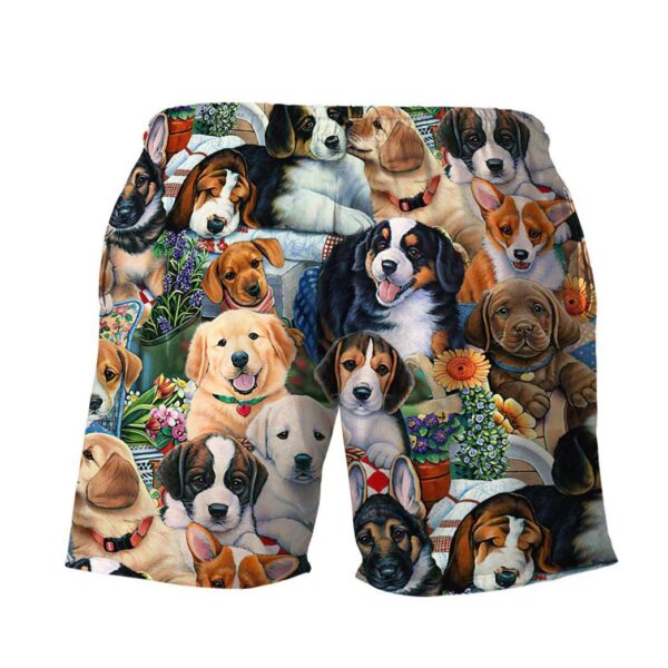 Gearhumans 3D Garden Puppies Custom Short Sleeve Shirt GS05052119 Hawai Shirt 