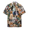 Gearhumans 3D Garden Puppies Custom Short Sleeve Shirt GS05052119 Hawai Shirt Short Sleeve Shirt S